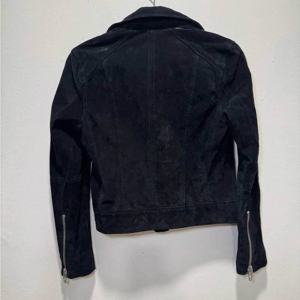 BLANKNYC Black Suede Moto Jacket – 100% Leather – Size XS - Picture 5 of 9